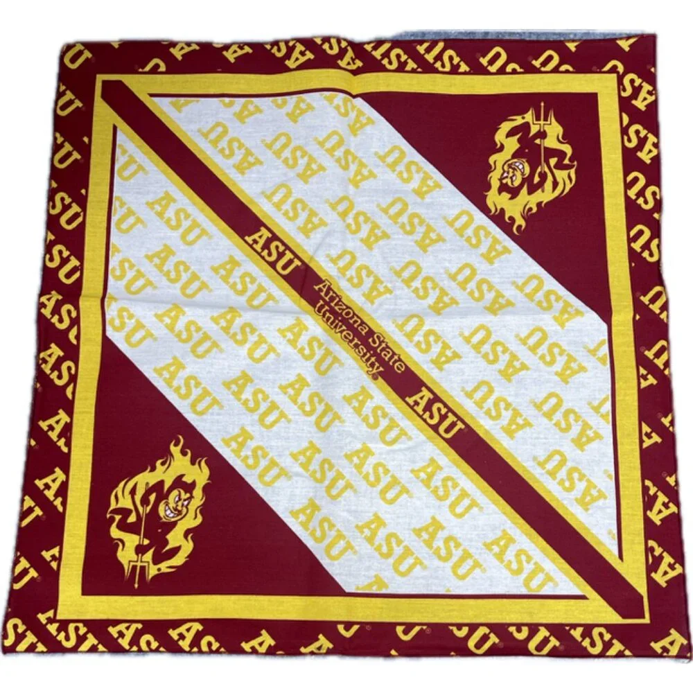 College Team Tie Bandana for NCAA NEW ASU Arizona State University LOT OF 2